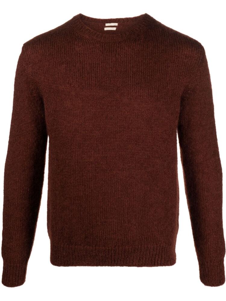 Massimo Alba crew-neck mohair-blend jumper - Brown Cover