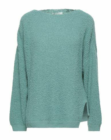 Crossley Woman Sweater Light green Wool Cover