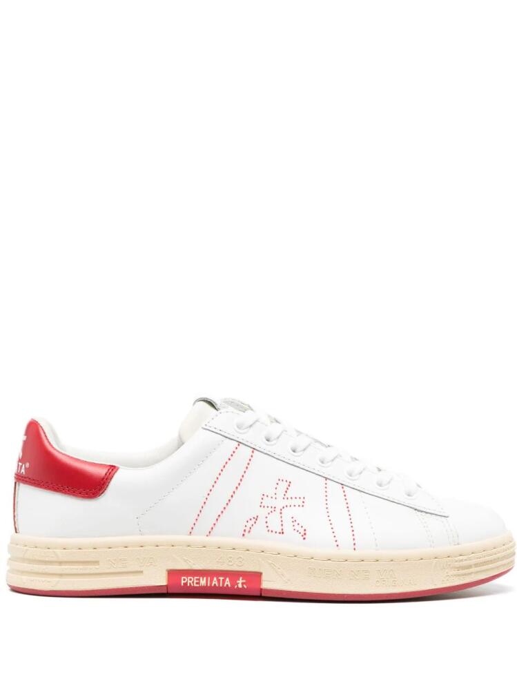 Premiata Russel low-top leather sneakers - White Cover