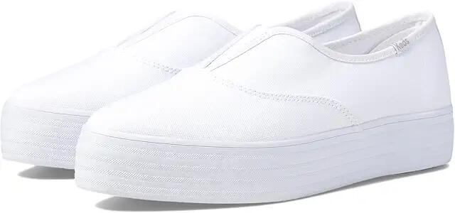 Keds Point Slip On (White Canvas) Women's Shoes Cover