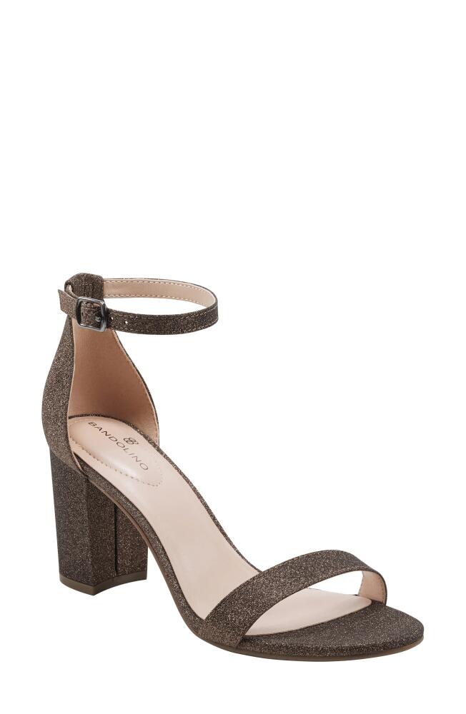 Bandolino Armory Ankle Strap Sandal in Bronze Glitter Cover