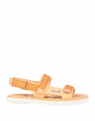 Premiata Woman Sandals Apricot Leather, Textile fibers Cover