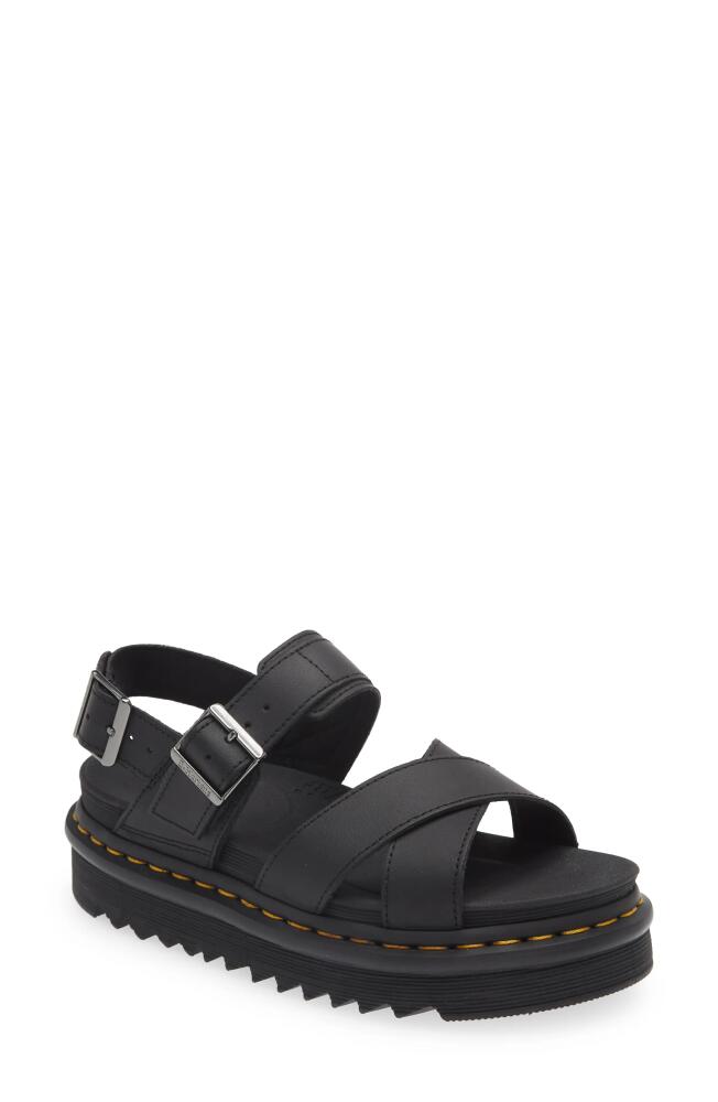 Dr. Martens Voss II Strappy Platform Sandal in Black Cover