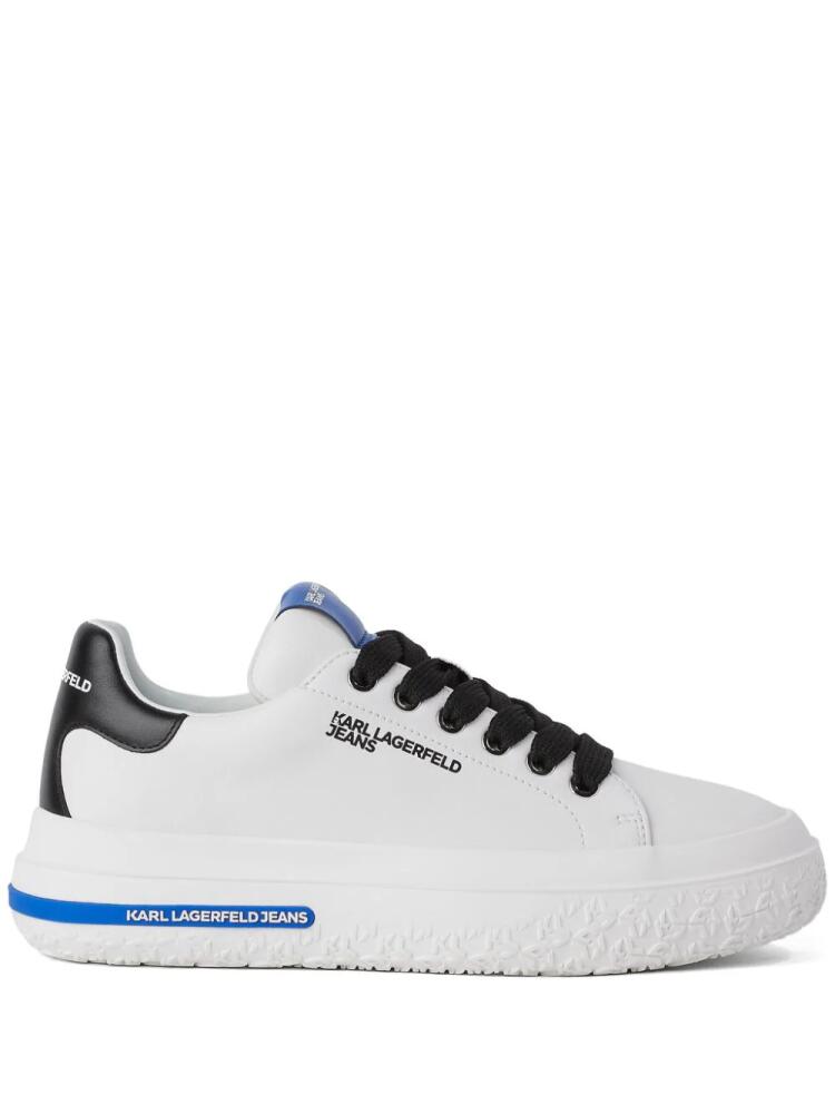 Karl Lagerfeld Jeans low-top leather sneakers - White Cover