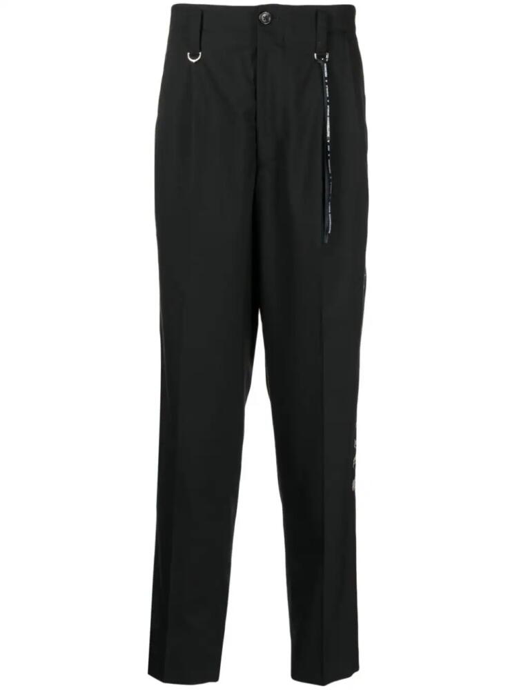 Mastermind World tapered-leg wool trousers - Black Cover