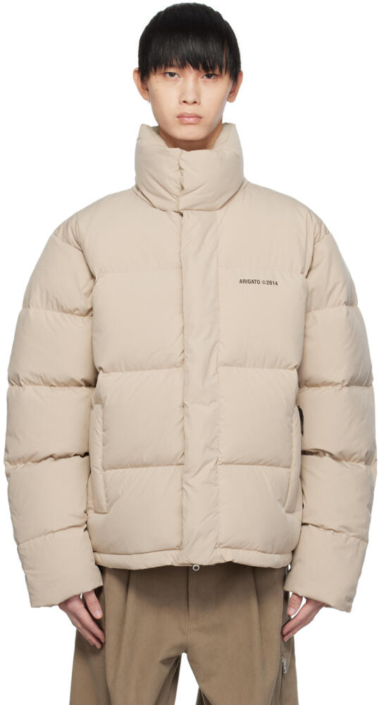 Axel Arigato Beige Halo Down Jacket Cover