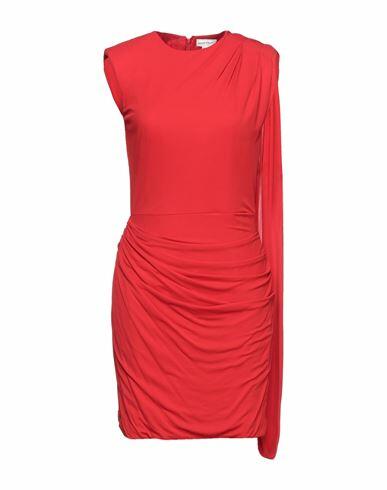 Alexander Mcqueen Woman Mini dress Red Viscose Cover