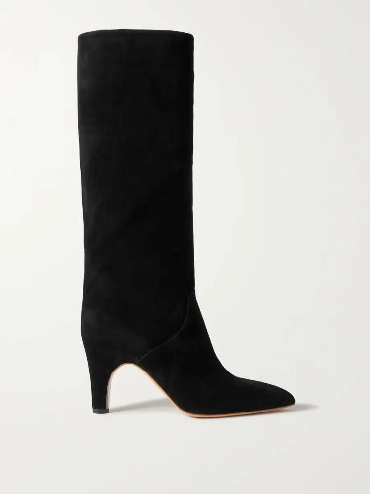 Gabriela Hearst - Dani Suede Knee Boots - Black Cover