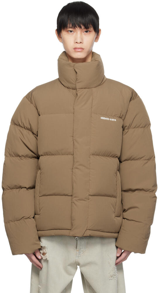 Axel Arigato Brown Halo Down Jacket Cover