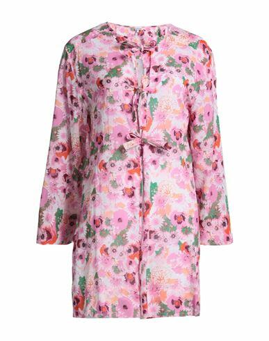 Ganni Woman Cover-up Pink Organic cotton Cover