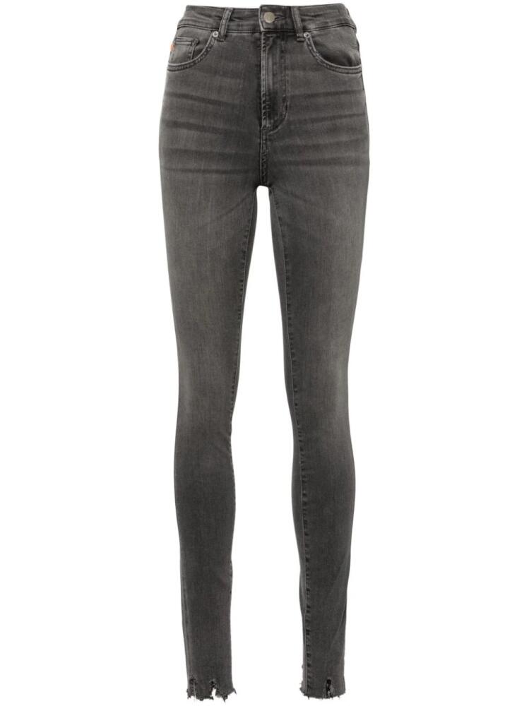 BOSS Maye high-rise skinny-leg jeans - Grey Cover