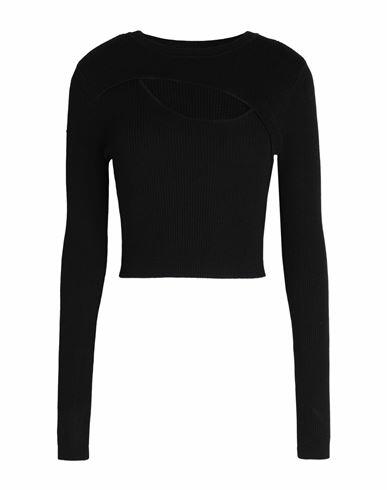 Only Woman Sweater Black Viscose, Nylon Cover