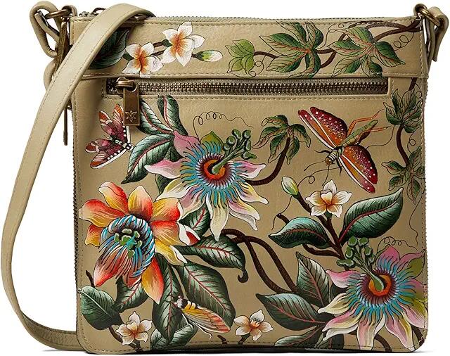 Anuschka Expandable Travel Crossbody 550 (Floral Passion) Handbags Cover