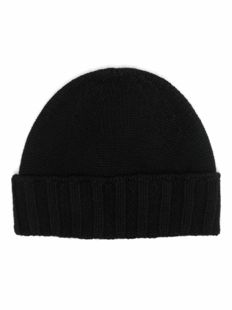 Drumohr knitted cashmere beanie - Black Cover