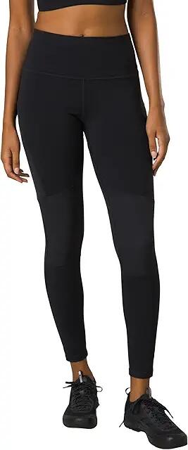 Prana Chakara Peak Leggings (Black) Women's Casual Pants Cover