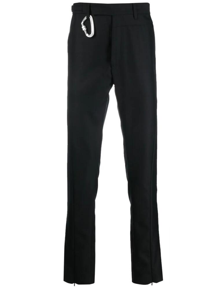 HELIOT EMIL hook-embellished straight chinos - Black Cover