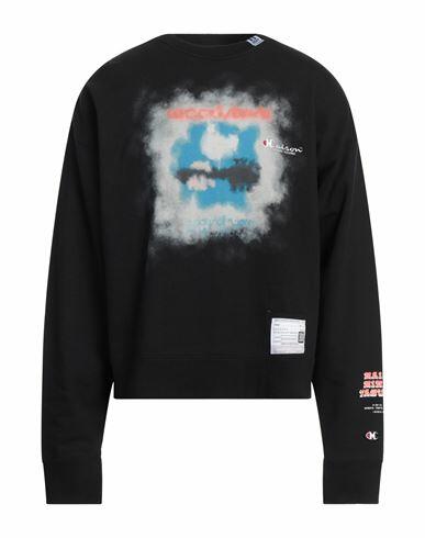 Maison Mihara Yasuhiro Man Sweatshirt Black Cotton Cover