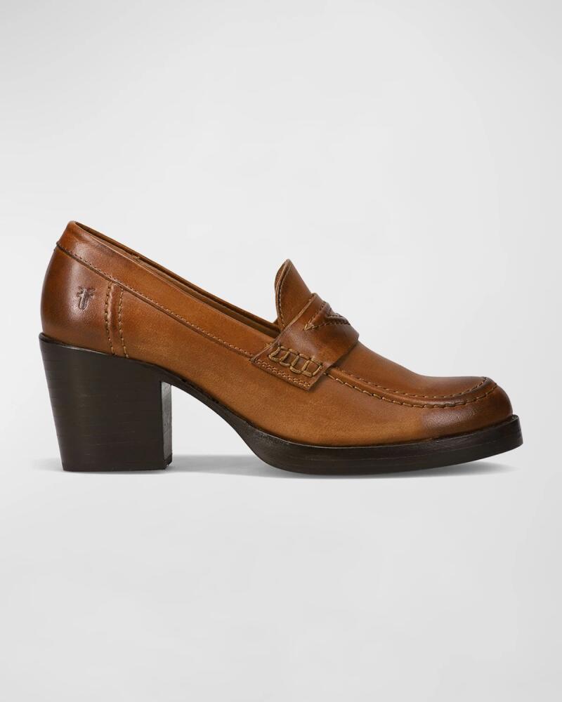 Frye Jean Calfskin Heeled Loafers Cover