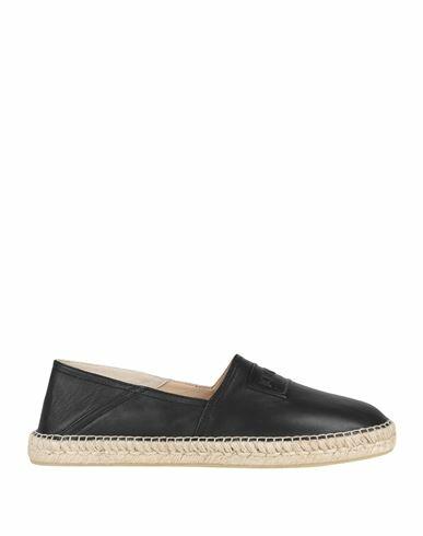 Kenzo Man Espadrilles Black Leather Cover