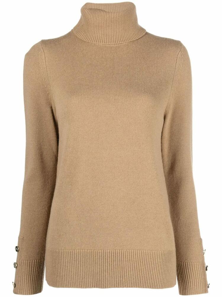 Michael Michael Kors roll neck knitted jumper - Brown Cover