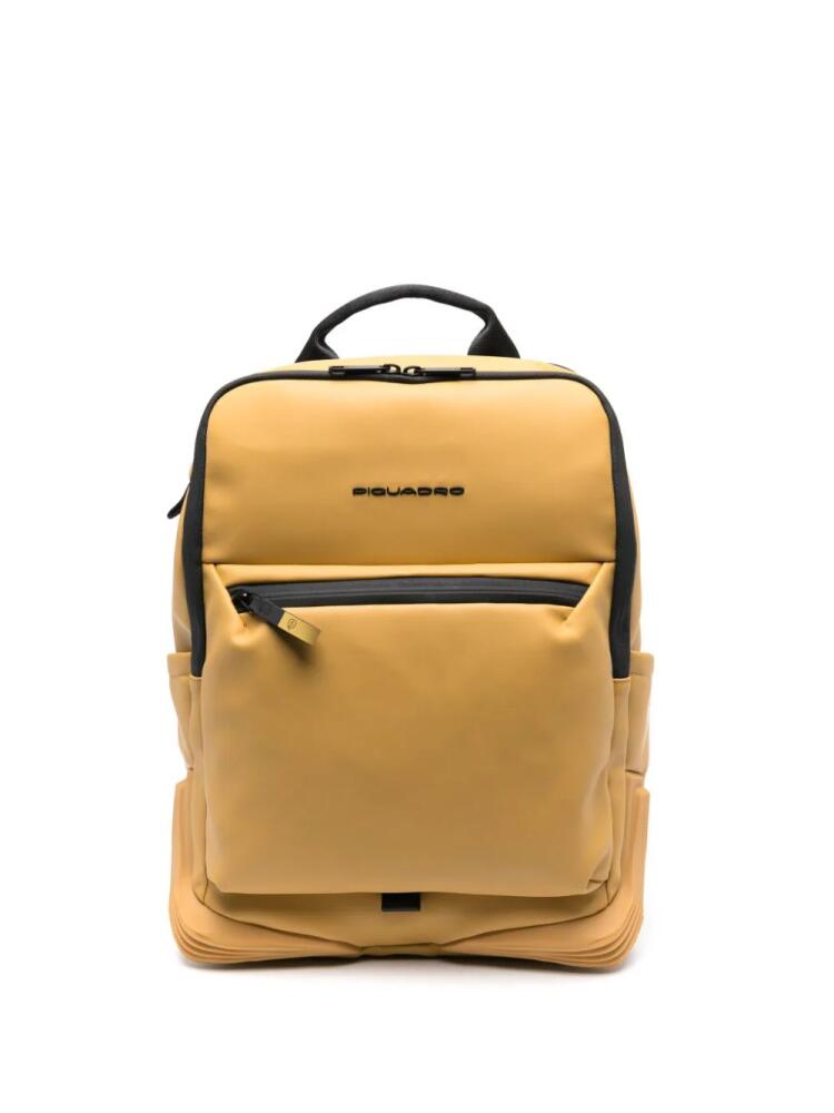 PIQUADRO water-resistant backpack - Yellow Cover