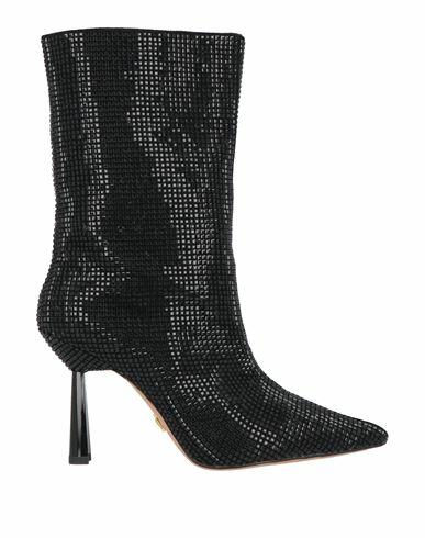 Lola Cruz Woman Ankle boots Black Leather Cover