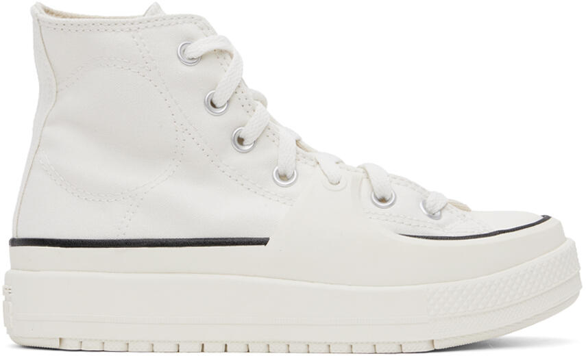 Converse White All Star Construct Sneakers Cover