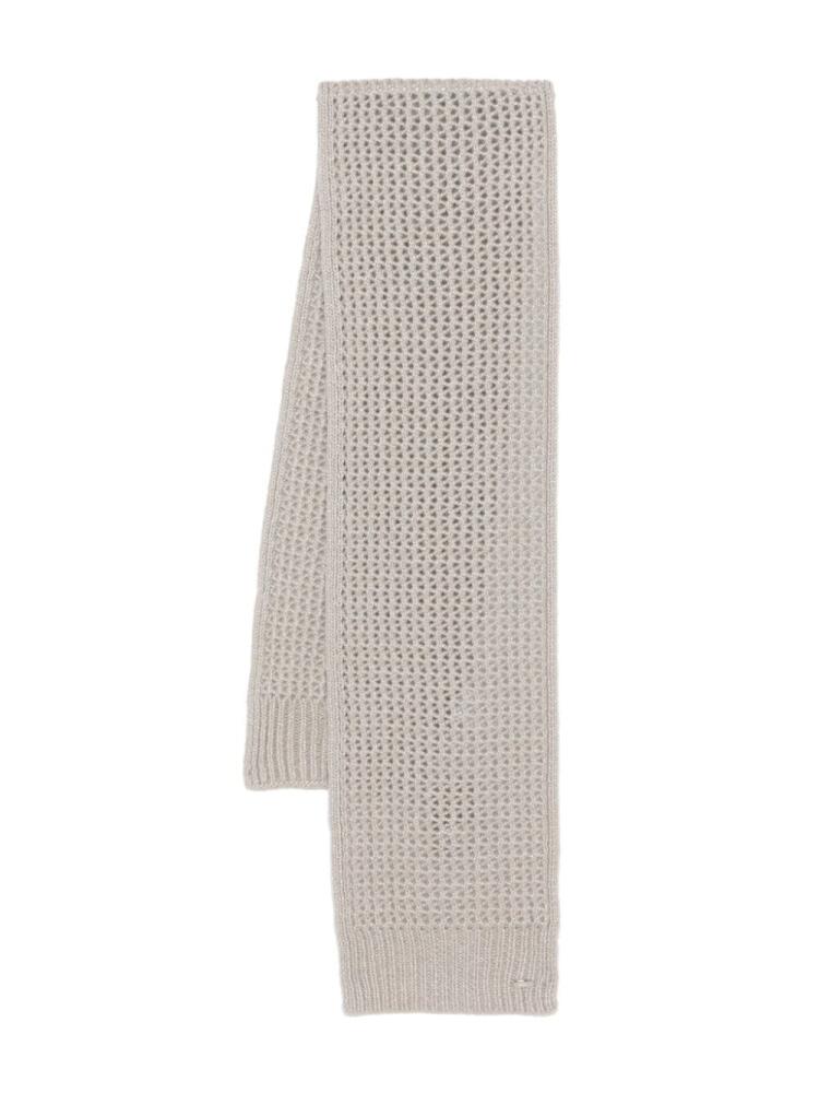 Herno open-knit scarf - Neutrals Cover