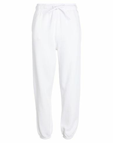 Polo Ralph Lauren Woman Pants White Cotton, Polyester Cover