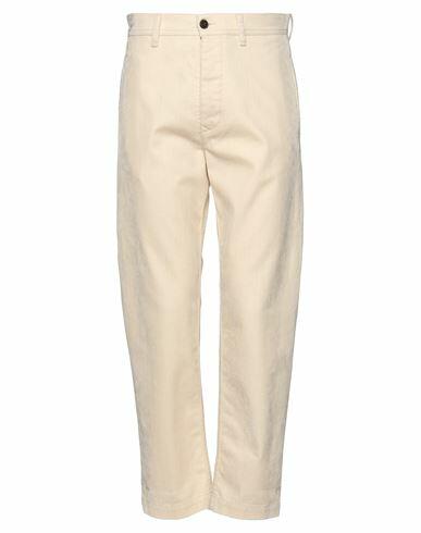 Brian Dales Man Pants Beige Cotton, Viscose Cover