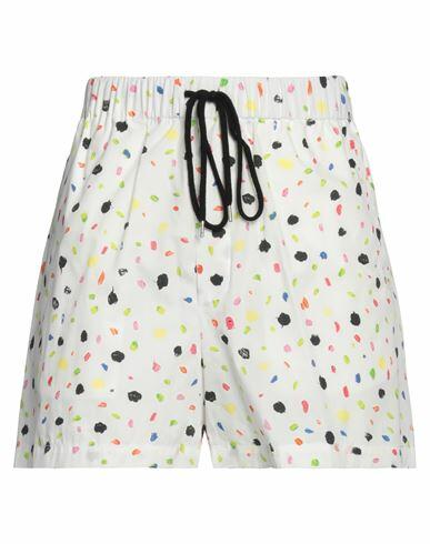 Christopher Kane Woman Shorts & Bermuda Shorts White Cotton Cover