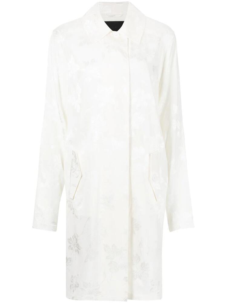 RTA Yara long-fit blouse - White Cover