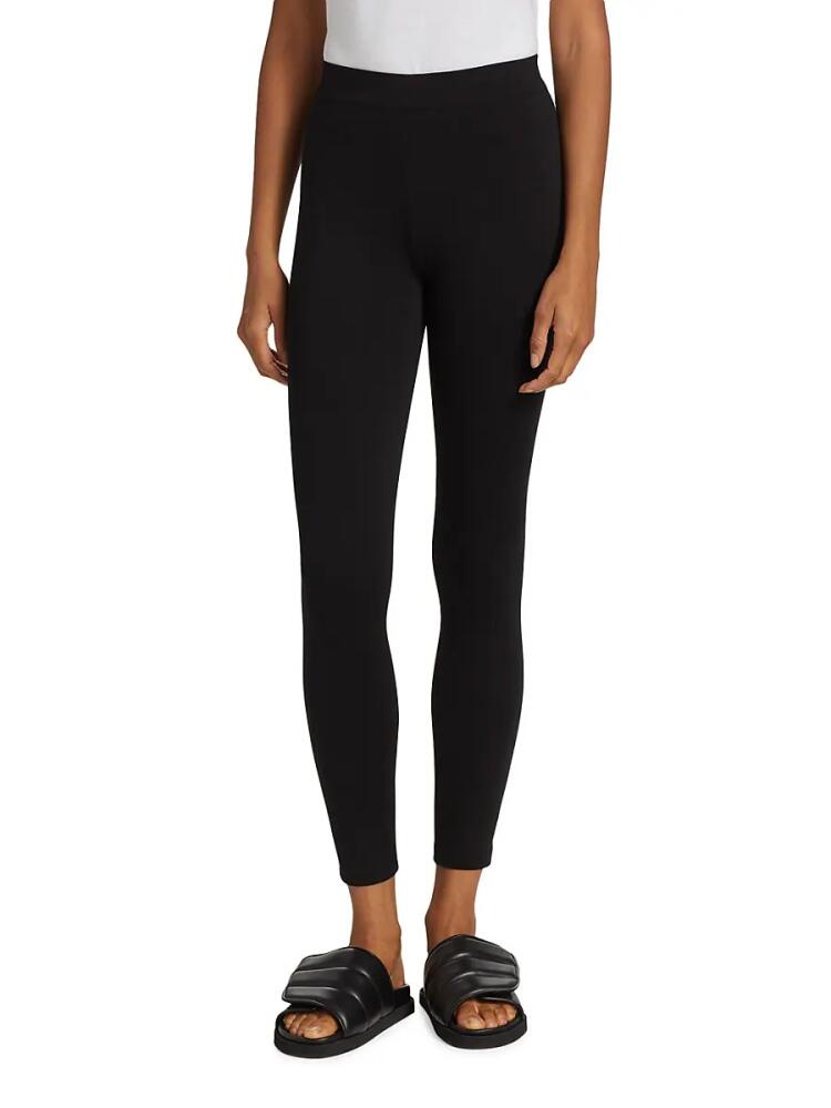 Vince Women's Mid Rise Leggings - Black Cover