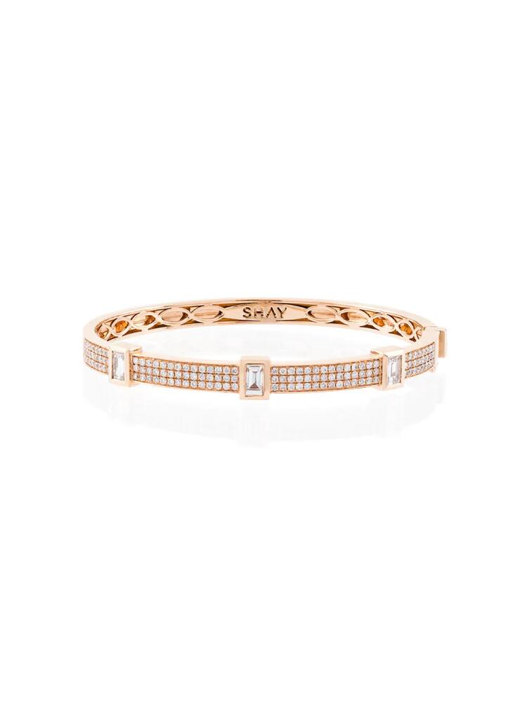 SHAY baguette diamond band bracelet - Metallic Cover