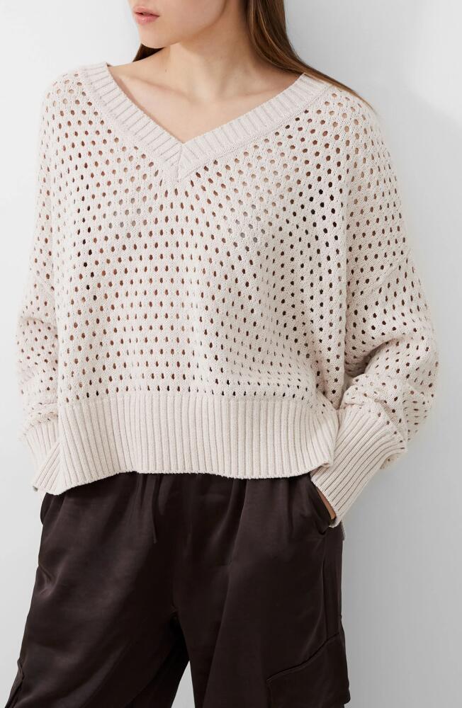 French Connection Nini Open Stitch Sweater in Oatmeal Cover