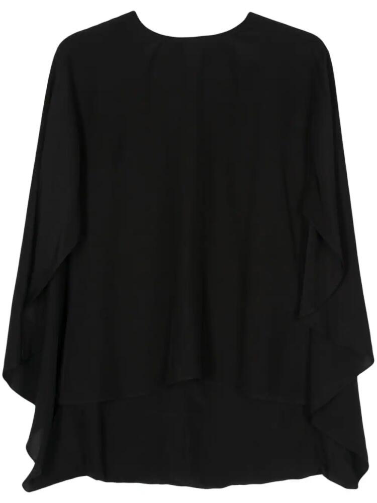 Rodebjer cape-inspired blouse - Black Cover