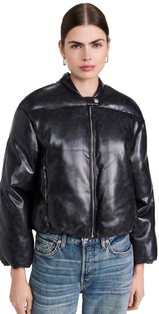 Apparis Gigi Padded Bomber Jacket Noir Cover