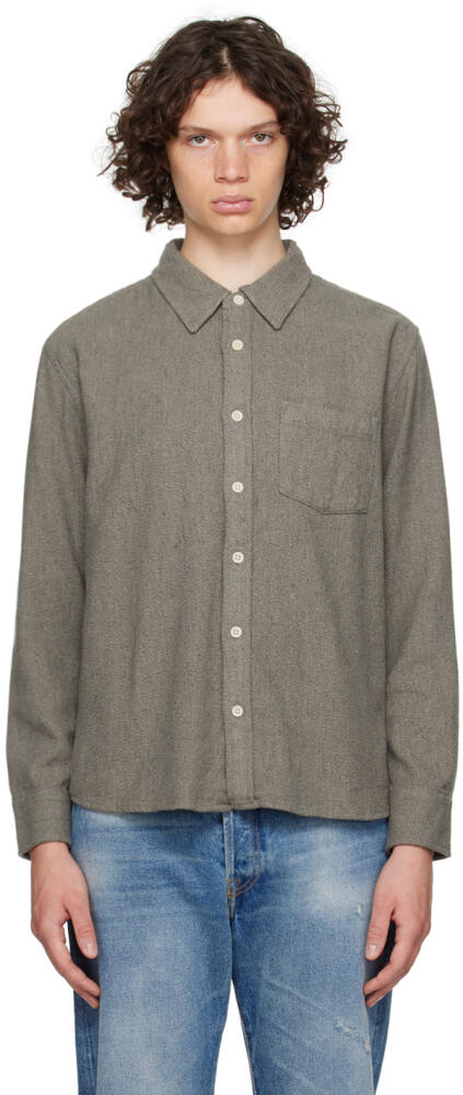 Corridor Gray Button Shirt Cover