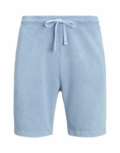 Polo Ralph Lauren 6.5-inch Loopback Fleece Short Man Shorts & Bermuda Shorts Light blue Cotton Cover