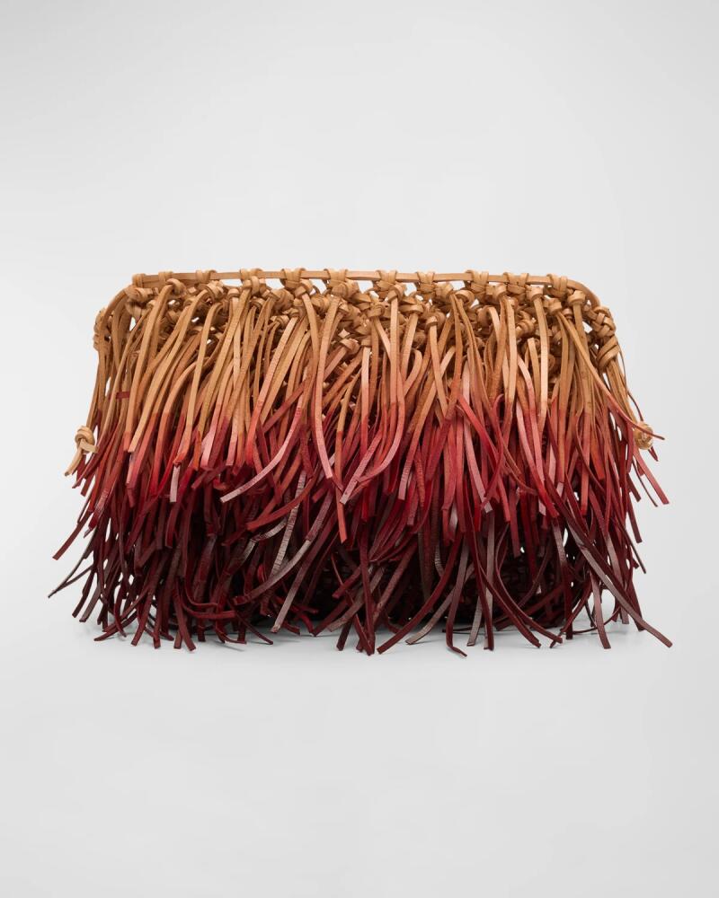 Ulla Johnson Ombre Fringe Leather Crossbody Bag Cover