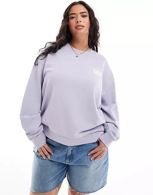 Lee Plus crewneck sweatshirt in lilac-Purple Cover