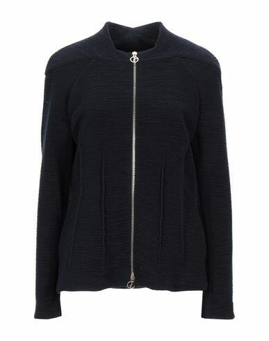 Giorgio Armani Woman Cardigan Midnight blue Virgin Wool, Acrylic, Polyamide, Elastane Cover