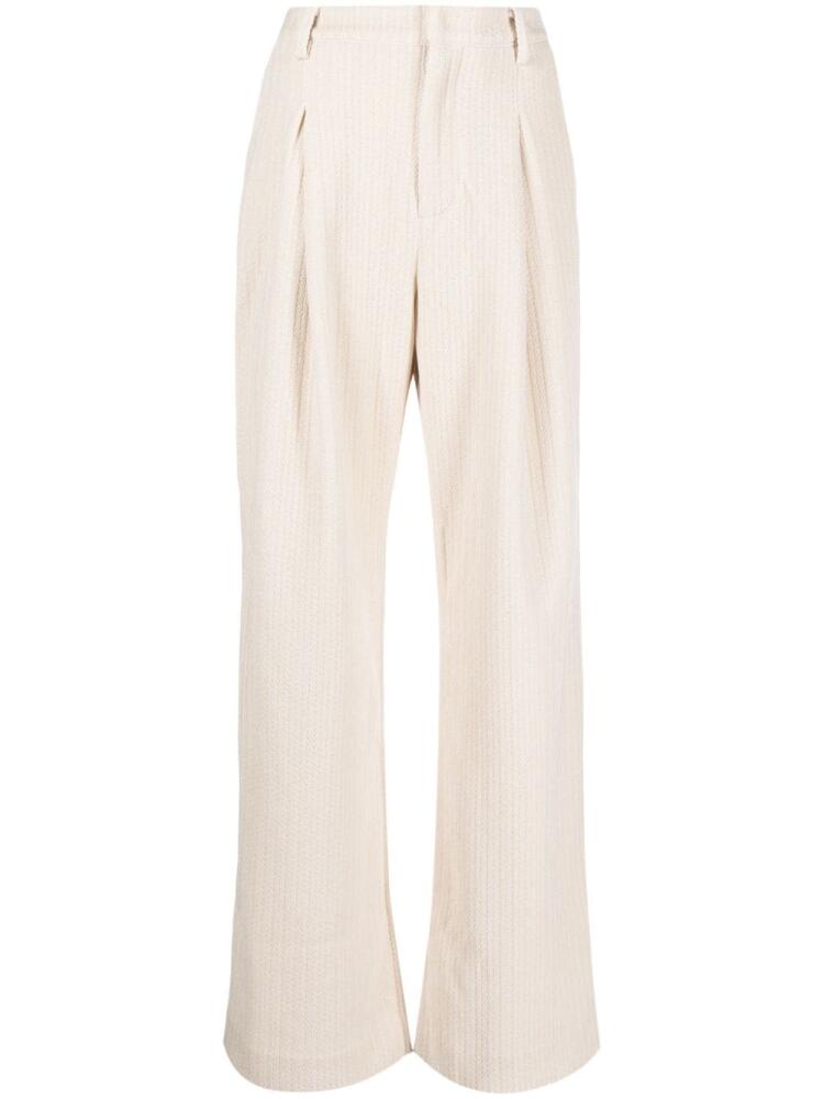 Gestuz ElnoraGZ straight-leg trousers - Neutrals Cover