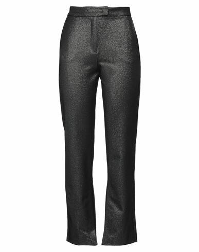 Manila Grace Woman Pants Black Polyester, Viscose, Elastane Cover