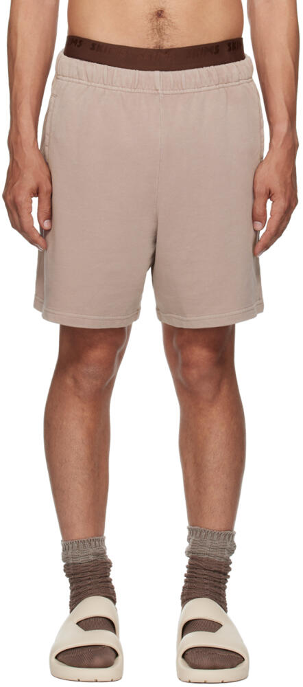 SKIMS Taupe Terry Classic Shorts Cover