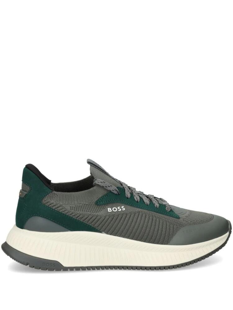 BOSS Evo Slon low-top sneakers - Green Cover