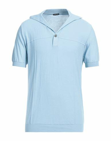 Retois Man Sweater Sky blue Cotton Cover