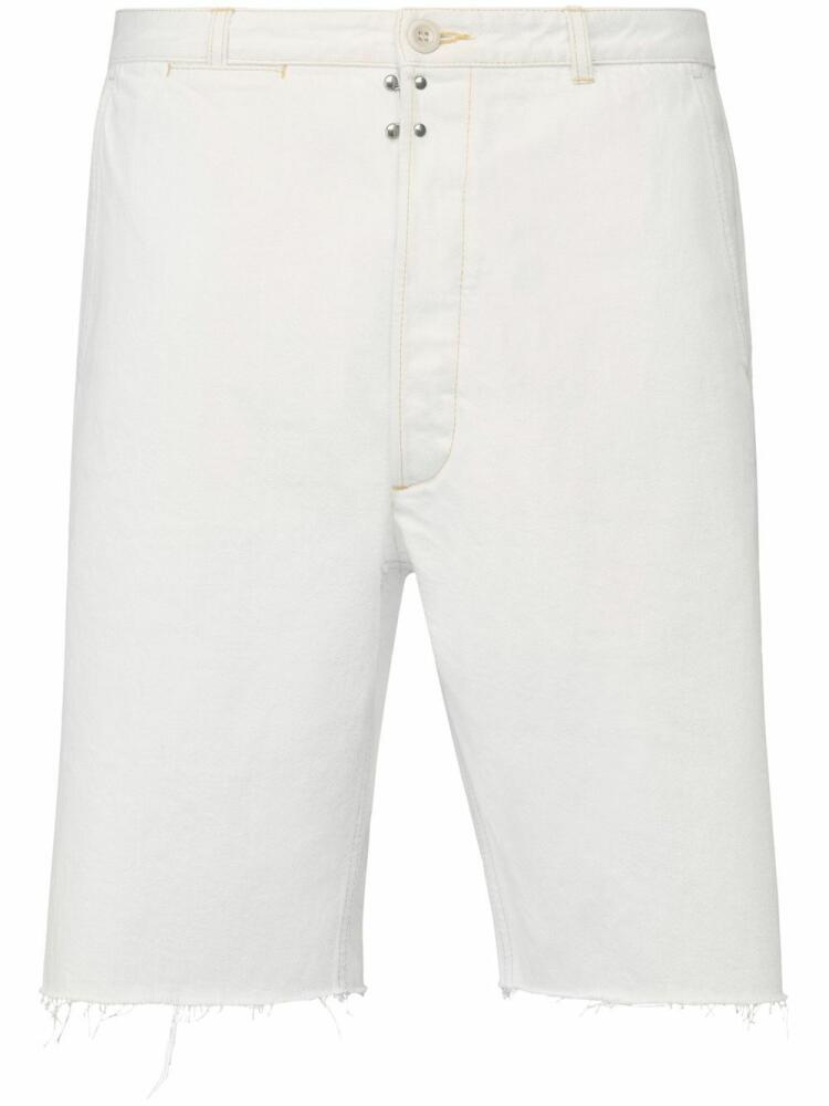 Maison Margiela Selvedge denim shorts - White Cover