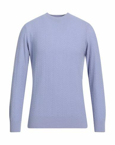 Rossopuro Man Sweater Lilac Wool, Cashmere Cover