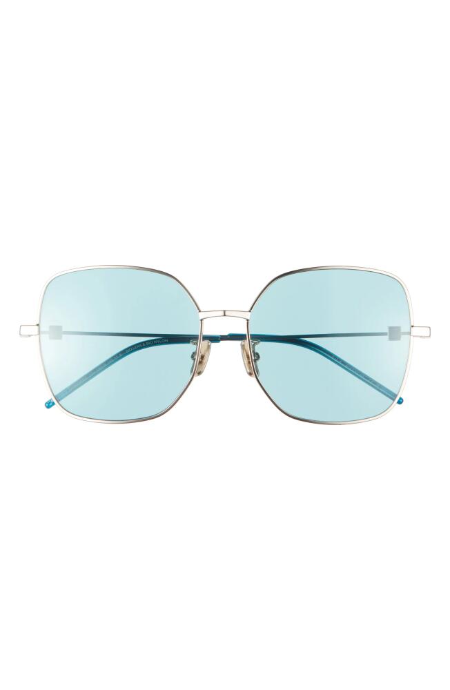 Givenchy GV Speed Gradient Square Sunglasses in Gold /Blue Cover